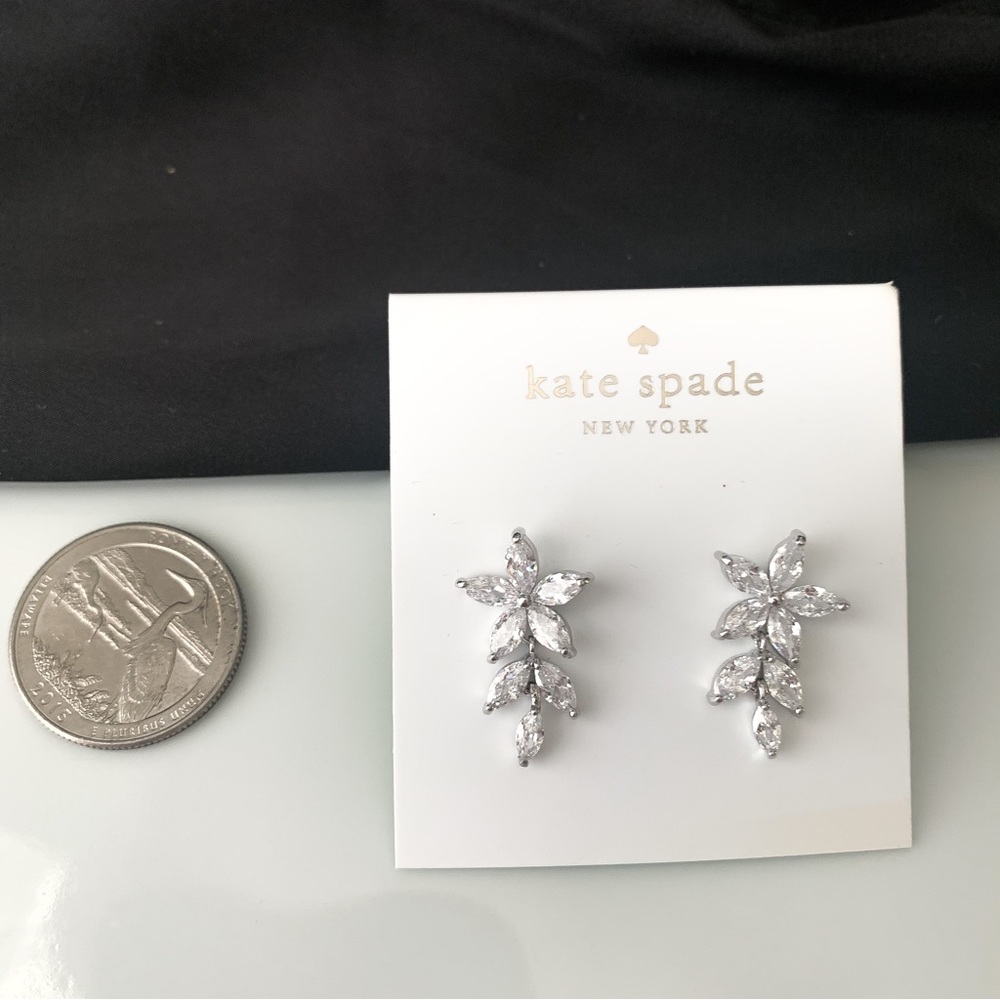 Kate Spade flower earrings - Picture 3 of 4